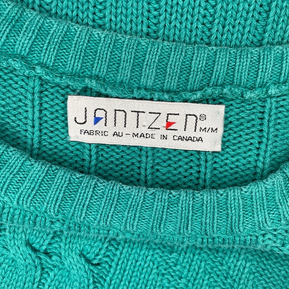 Vintage Green Grandpa Sweater - Picture 4 of 5